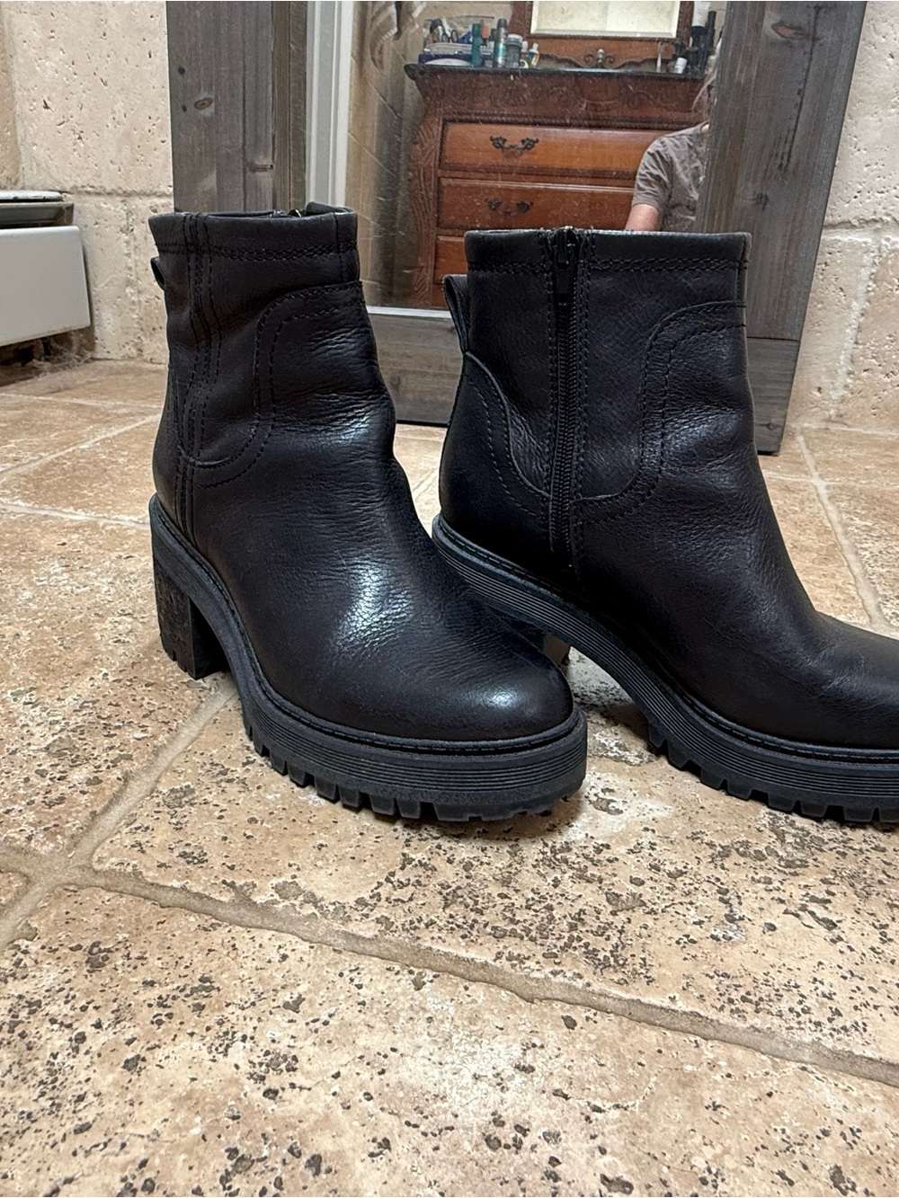 Women's Zodiac Chunky Heel Ankle Boots
